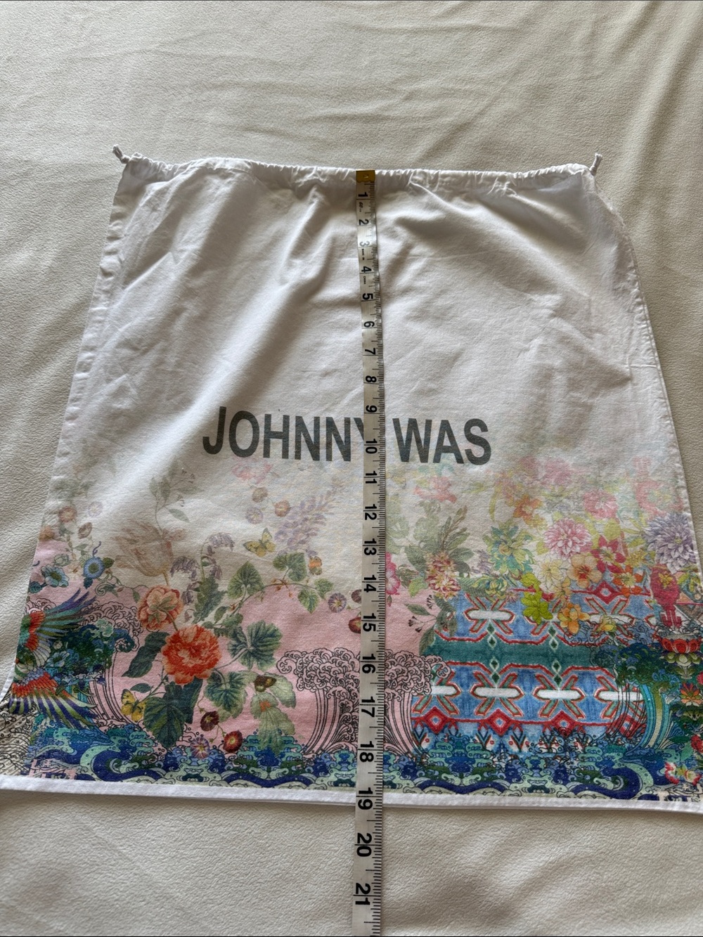 Johnny Was drawstring bag - Picture 5 of 6